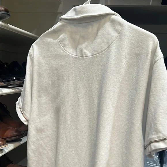 Burberry White Polo Shirt - Picture 7 of 7